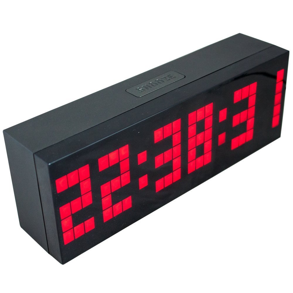 Electronic Alarm Clock Automatically Clocks The Wall Clock